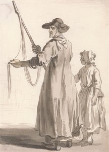 Londres chora um vendedor de rendas de Paul Sandby